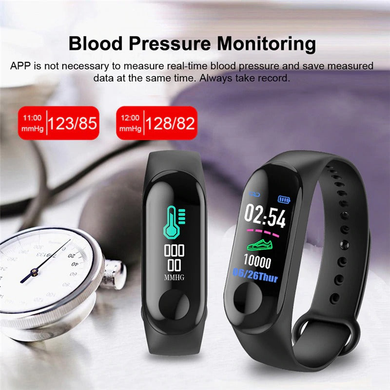 Blood Pressure Watch And Heart Rate Monitor Smart Watch