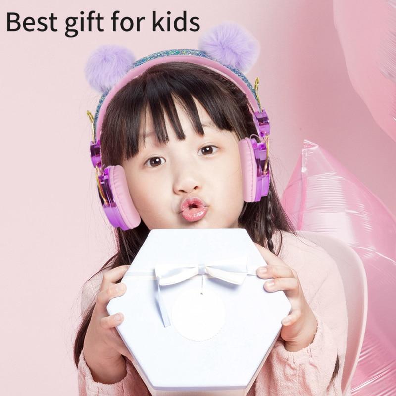 Portable Cute Bear Wired Headphone 2.0