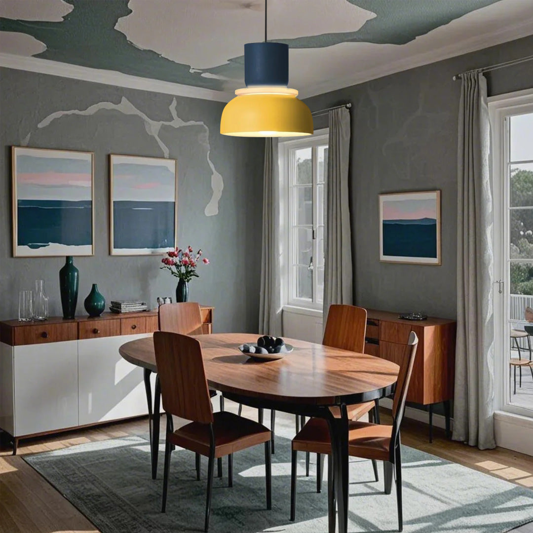 Glarefusion Nordic Simple Macaron Acrylic Chandelier