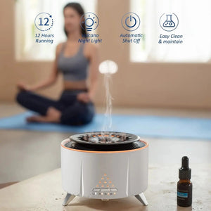 350Ml Jellyfish Mist Essential Oil Diffuser Ultrasonic Usb Humidifier Remote 1005007740372238-A-EU