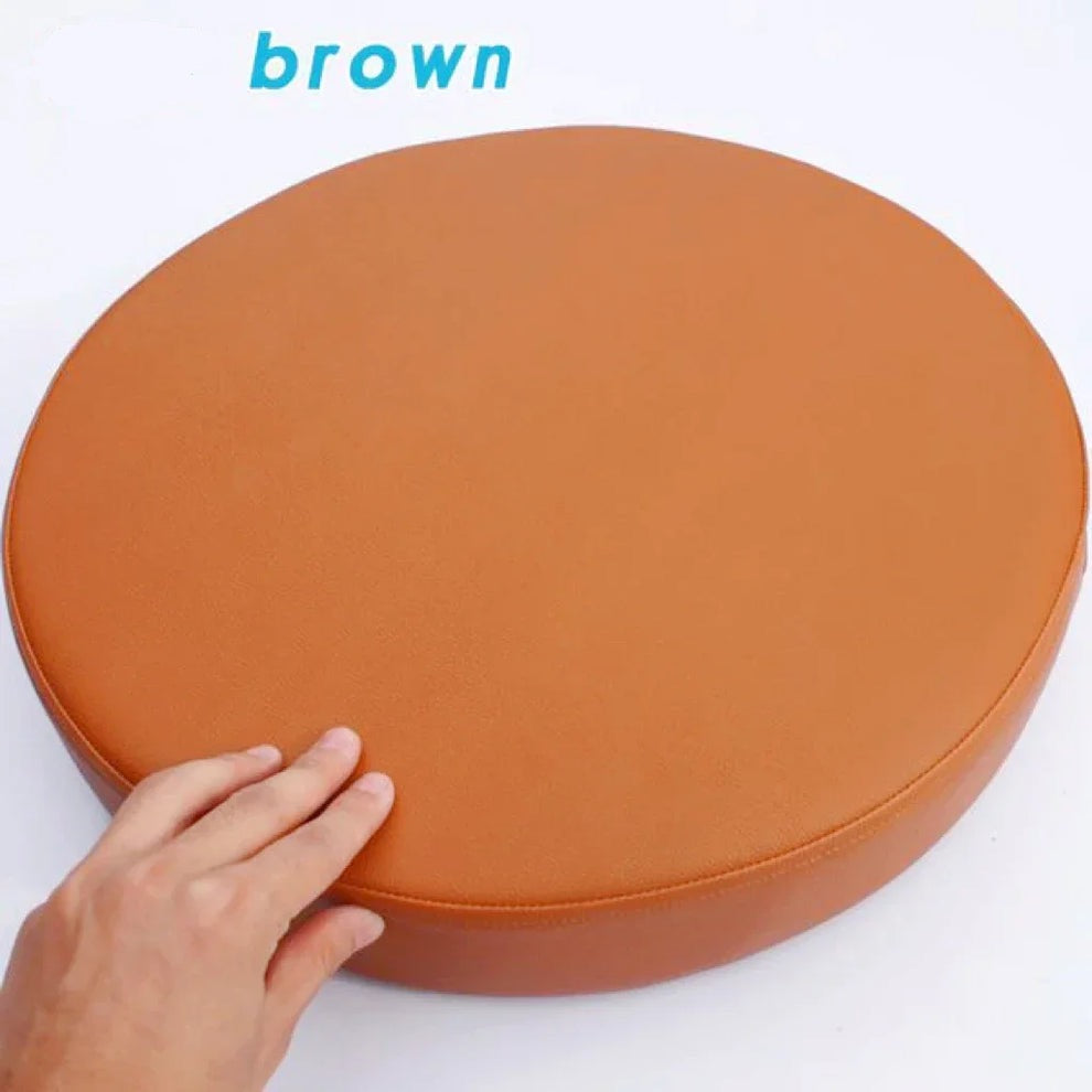 Waterproof Round Leather Cushion Seat Pad