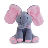 Peek-A-Boo Elephant Plush Toy Children'S Educational Electric