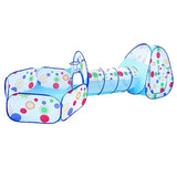 3-in-1 Kids Ball Pit Tent with Tunnel