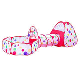3-in-1 Kids Ball Pit Tent with Tunnel