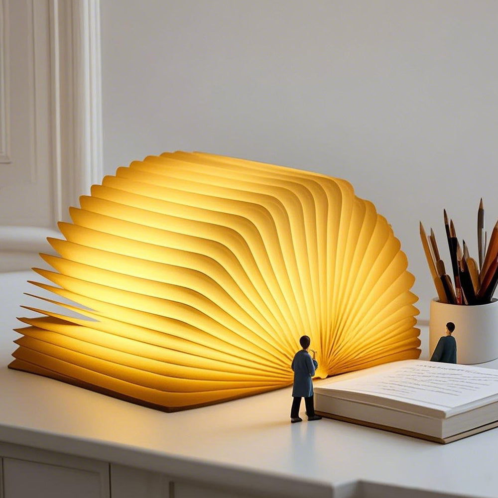 Glarefusion LED 360° Foldable Book Lamp