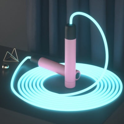 Glowing Skipping Rope - Adjustable Luminous Exercise For Fitness