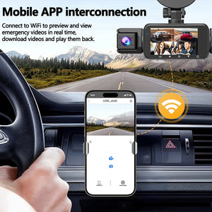 4 Channel Wifi Dash Cam With Front Rear Interior Cameras 1005009916191894-4Ch DVR-32G SD Card