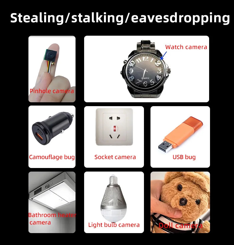 4 In 1 Anti Spy Detector Hidden Camera Wireless Bug Gps Scanner 1005009851766067-X13
