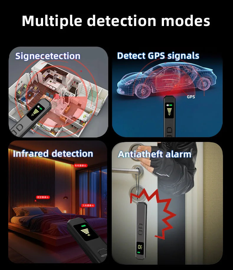 4 In 1 Anti Spy Detector Hidden Camera Wireless Bug Gps Scanner 1005009851766067-X13