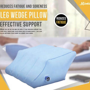 2-In-1 Leg &Amp; Knee Relief Wedge Cushion With Deluxe Valve Upgrade