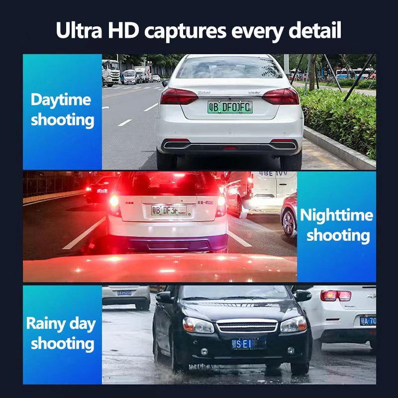 4K Wifi Mini Front Dash Cam With Night Vision Parking Monitor 1005008812410281-4K DVR Hardwire kit-128G