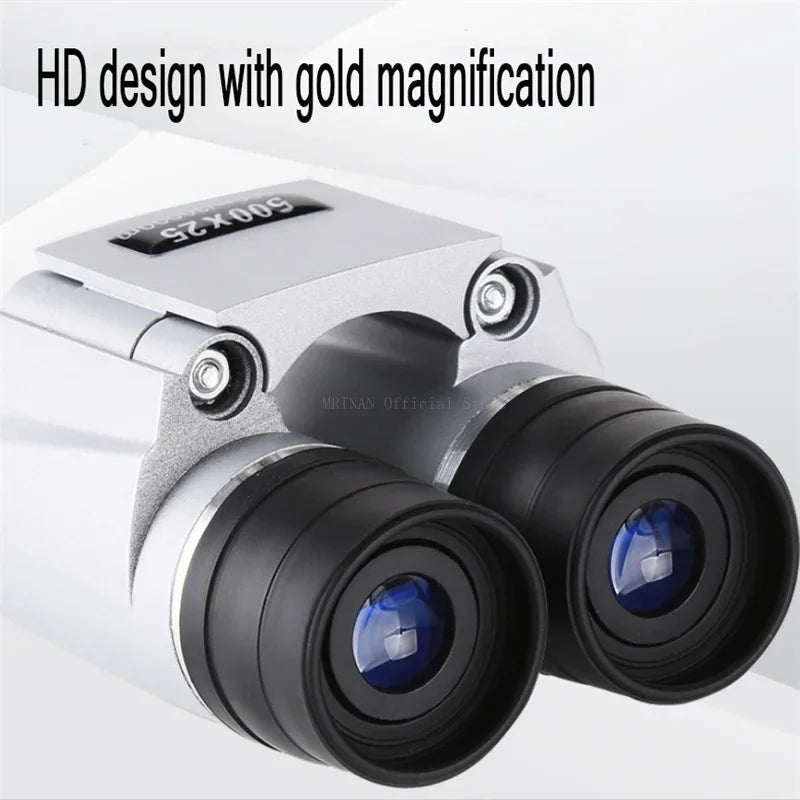 500X25 Compact Waterproof Binoculars With Bak4 Prism And Central Focus 1005006749140522-Black Set