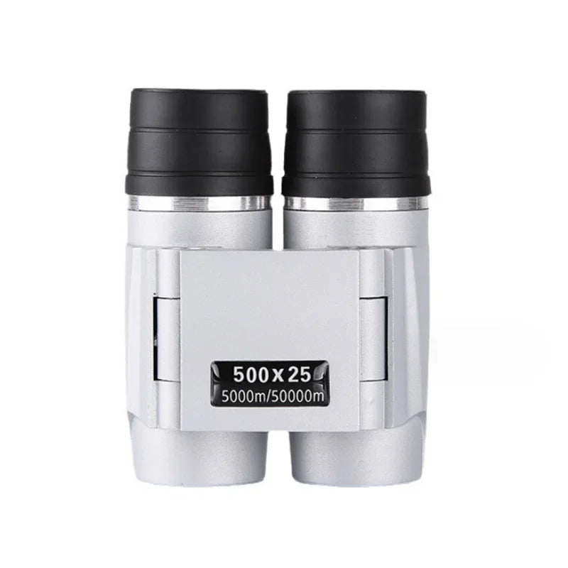 500X25 Compact Waterproof Binoculars With Bak4 Prism And Central Focus 1005006749140522-Black Set
