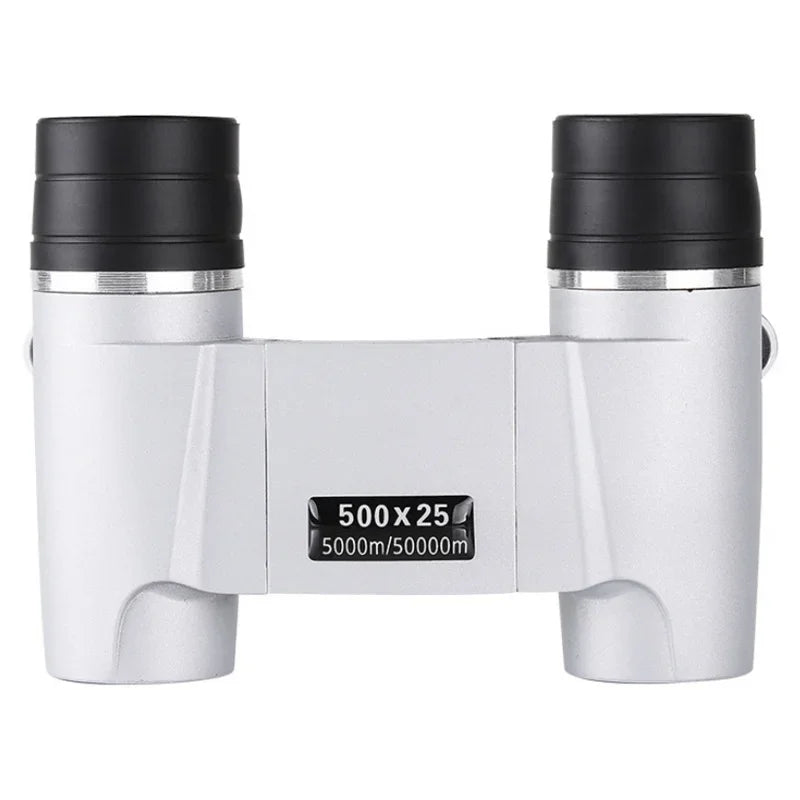 500X25 Compact Waterproof Binoculars With Bak4 Prism And Central Focus 1005006749140522-Black Set