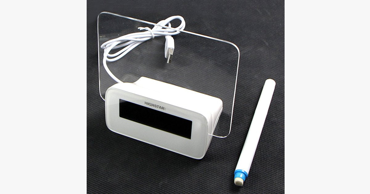 Led Message Board Digital Alarm Clock – Add A Premium Look To Your Place