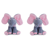 Peek-A-Boo Elephant Plush Toy Children'S Educational Electric