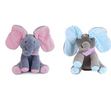 Peek-A-Boo Elephant Plush Toy Children'S Educational Electric