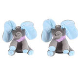 Peek-A-Boo Elephant Plush Toy Children'S Educational Electric