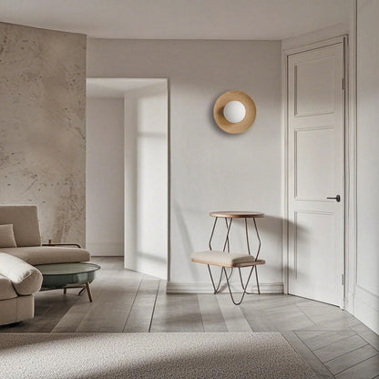 Natural Simple Wood Wall Light