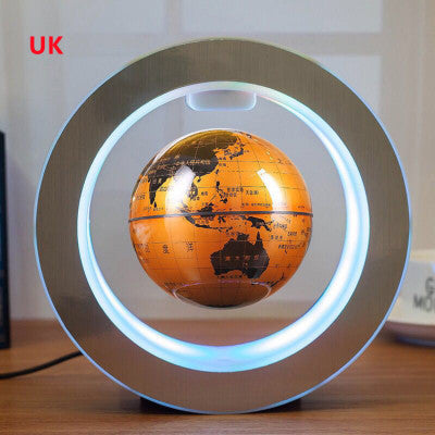 Floating Globe With Decorative Led Lights