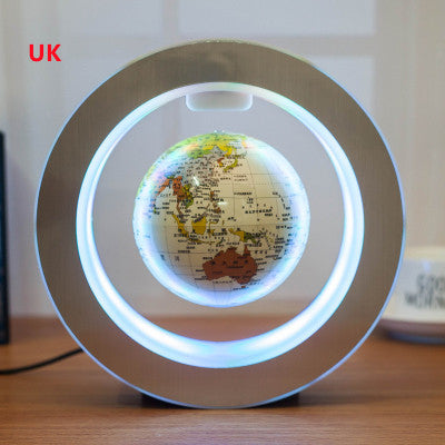 Floating Globe With Decorative Led Lights