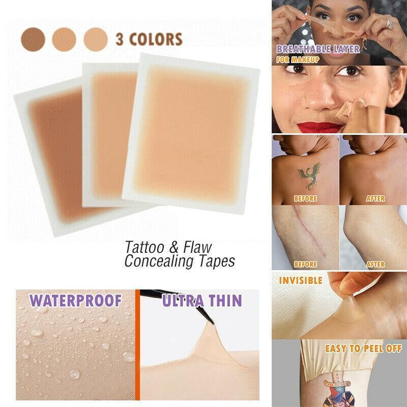 6PCS Tattoo And Scar Cover Up Super Invisible Tape