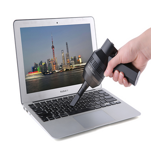 Cordless USB Keyboard Vacuum Cleaner with Brush and Nozzle