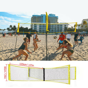 Cross Volleyball Net, Pe Four Sides Standard Volleyball Net