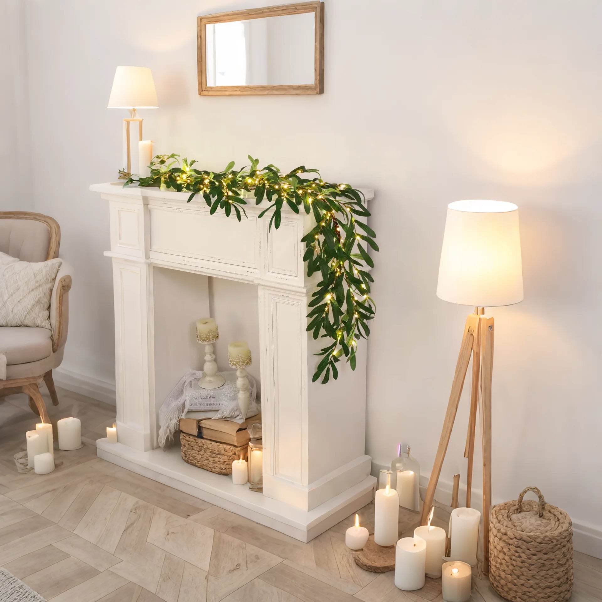 Glarefusion Party Decoration Home Decoration Rattan Lights