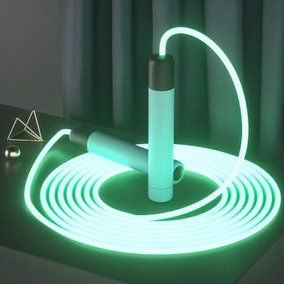 Glowing Skipping Rope - Adjustable Luminous Exercise For Fitness