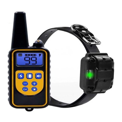 Rechargeable Waterproof Electric Dog Bark Collar With Remote Control For All Size Dogs