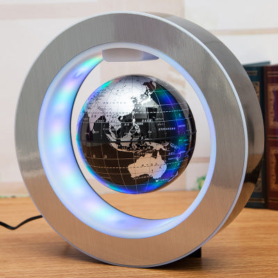 Floating Globe With Decorative Led Lights