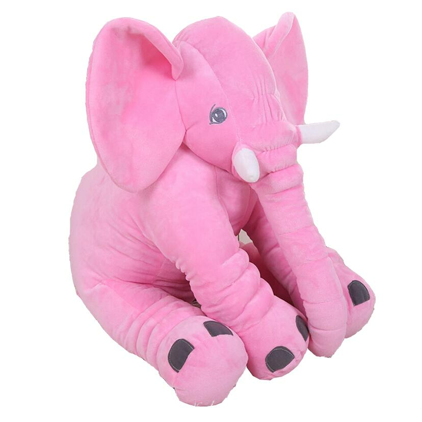 Elephant Stuffed Animal Plush Toy Baby Pillow, Elephant Pillow Baby Comfort Doll