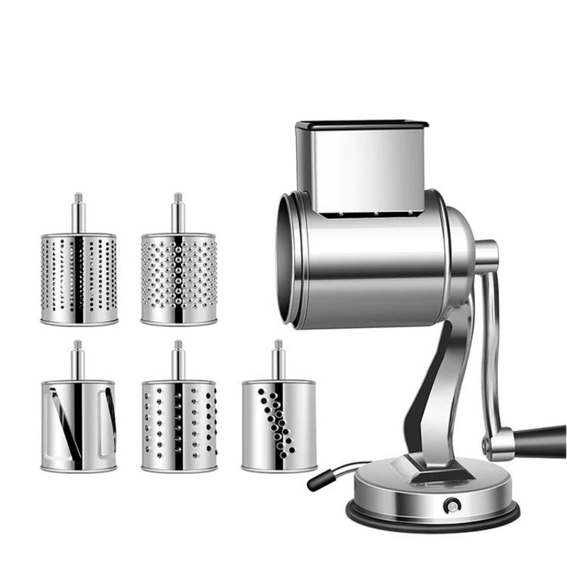 Multi-Functional Kitchen Rotary Food Grater/Shredder/Slicer