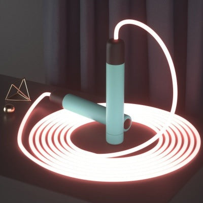 Glowing Skipping Rope - Adjustable Luminous Exercise For Fitness
