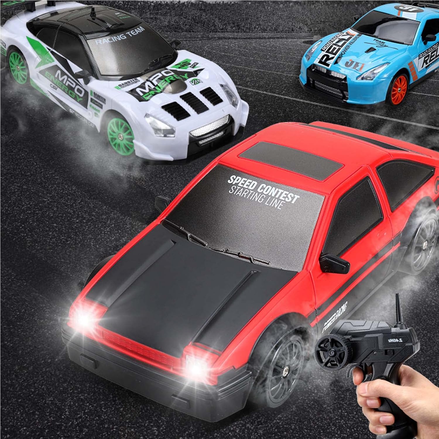 2.4G High Speed 4Wd Rc Drift Car With Gtr Model For Kids