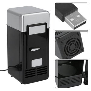 Car Mini Fridge Warmer And Cooler Dual Auto Usb Refrigerator