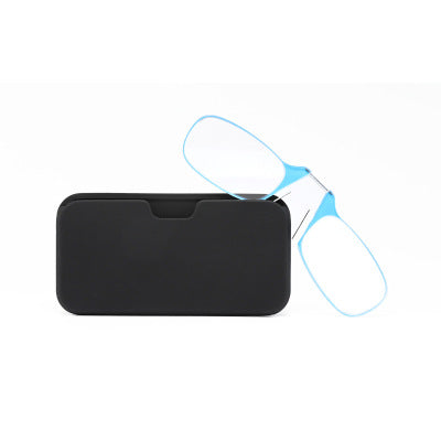 Portable Legless Clamp Nose Retractable Reading Glasses For Men And Women