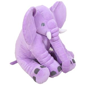 Elephant Stuffed Animal Plush Toy Baby Pillow, Elephant Pillow Baby Comfort Doll