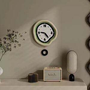 Cute Cream Wall Clock