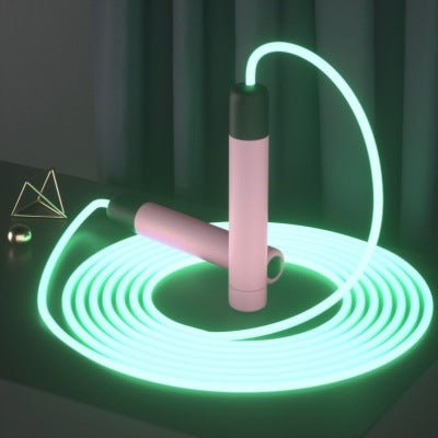 Glowing Skipping Rope - Adjustable Luminous Exercise For Fitness