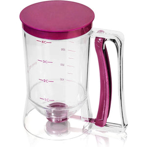 900 Ml Pancake Batter Dispenser With Measuring Label For Baking 1005005902908313-1 Piece