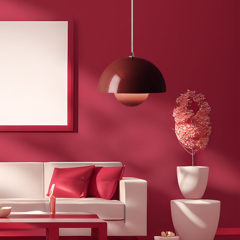 Modern Colorful Round Light Pendant Light