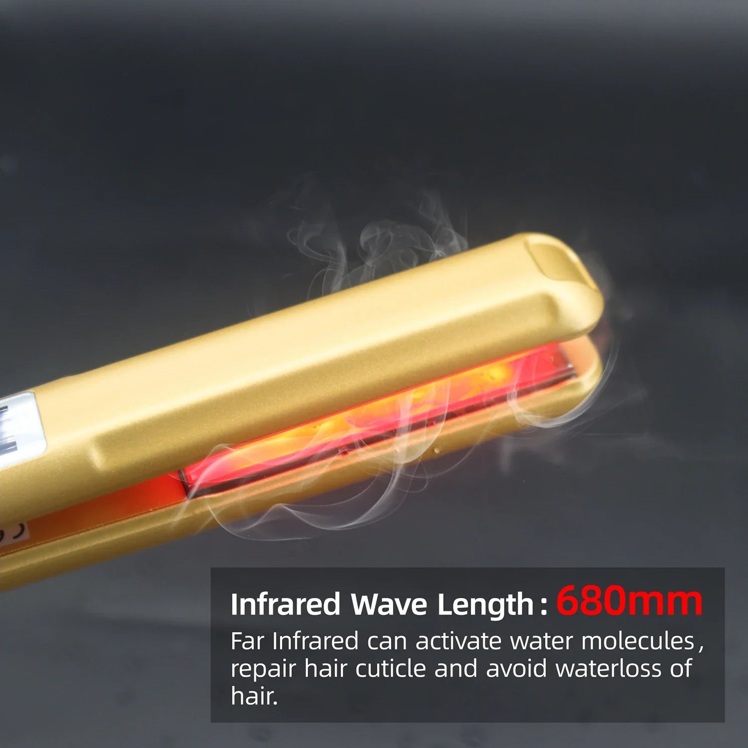 Infrared Ultrasonic Cold Hair Care Iron for Damage Repair