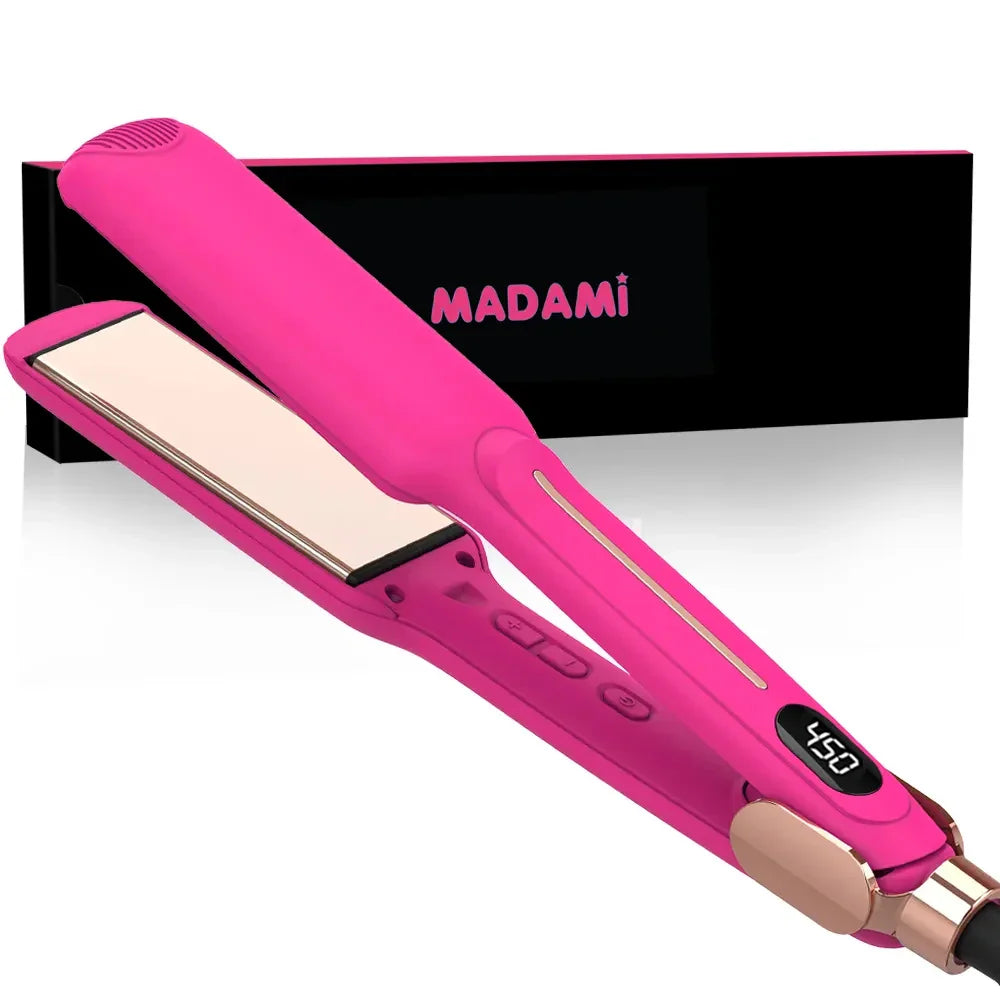 Infrared Ceramic Hair Straightener 450°F Dual Voltage