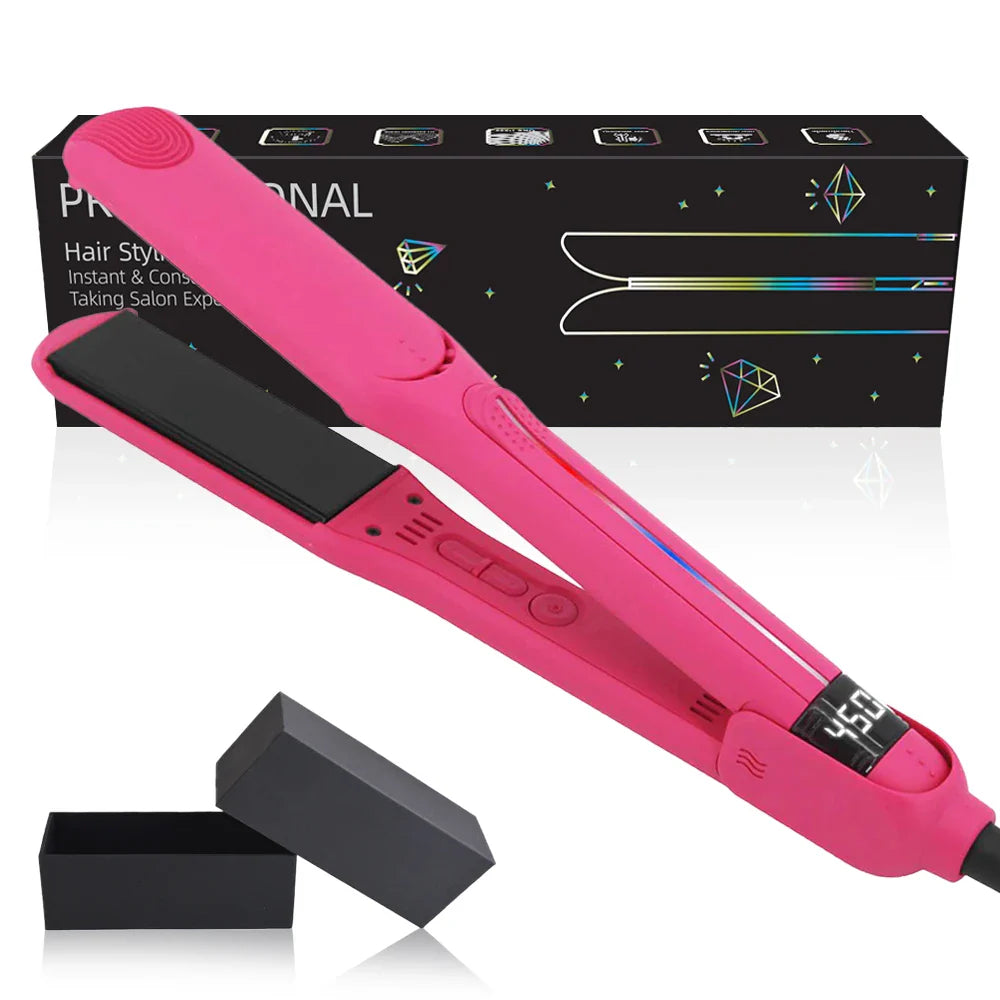 Infrared Ceramic Hair Straightener 450°F Dual Voltage