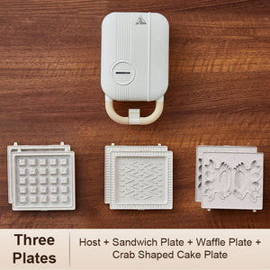 10-In-1 Electric Waffle Maker And Sandwich Grill