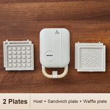 10-In-1 Electric Waffle Maker And Sandwich Grill