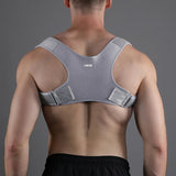 Adjustable Back Posture Corrector Brace For Shoulder And Spine Support 1005010346227230-Black-XXL