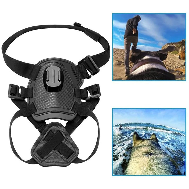 Adjustable Dog Harness Mount for GoPro and Action Cameras